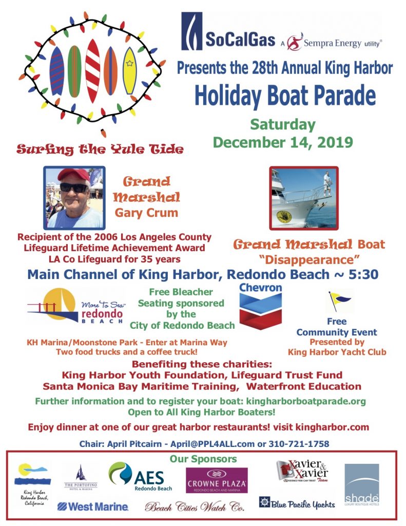 General Information King Harbor Holiday Boat Parade